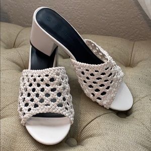 Wild Diva block heel mules